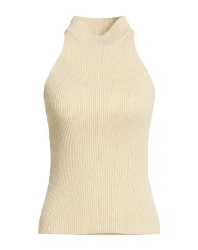Jucca Woman Turtleneck Ivory Size Xl Polyamide, Metallic Fiber In Neutral