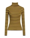 Jucca Woman Turtleneck Mustard Size M Virgin Wool