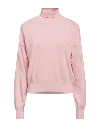 Jucca Woman Turtleneck Pink Size S Cashmere