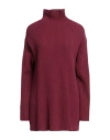 Jucca Woman Turtleneck Plum Size L Wool, Polyamide, Cashmere In Purple
