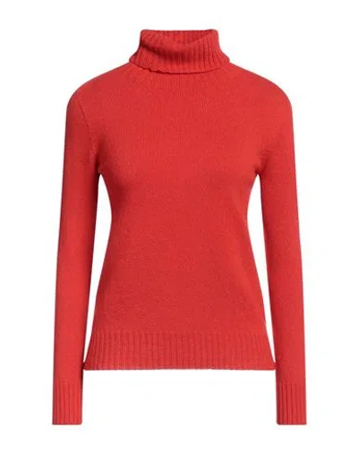 Jucca Woman Turtleneck Red Size Xs Cashmere