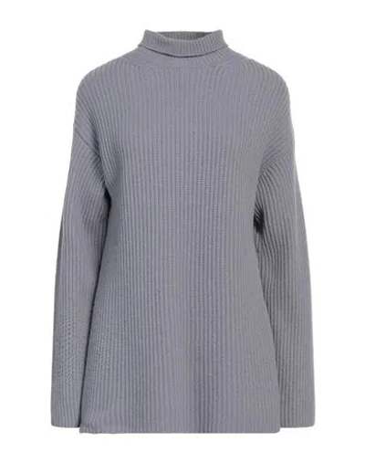 Jucca Woman Turtleneck Slate Blue Size S Wool, Polyamide, Cashmere