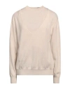 Jucca Woman Twin Set Beige Size L Wool, Viscose, Polyamide, Metal, Cashmere In Beige