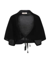 Jucca Woman Wrap Cardigans Black Size M Cotton