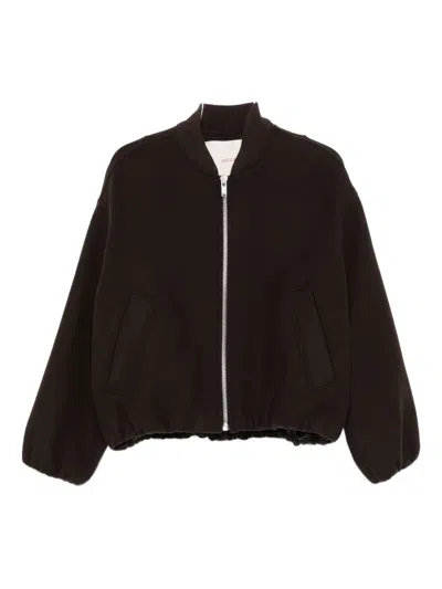 Jucca Zip-fastening Bomber Jacket In Brown