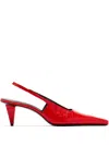 Jude Slingback Con Tacco Kitten In Red