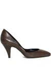 Jude 75mm Haze Pointed Pumps In Burgundy