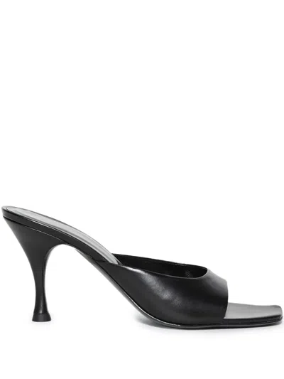 Jude 90mm Sleek Mules In Black