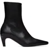 Jude Black Cave Ankle Boots In Black