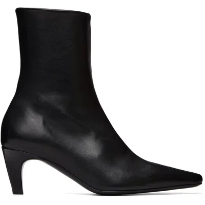 Jude Black Cave Ankle Boots