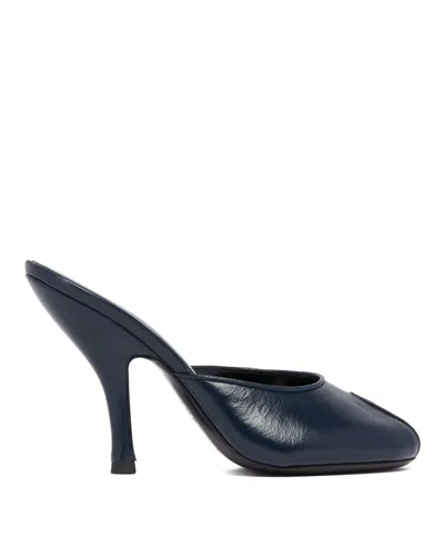 Jude Blue Date Leather Mules