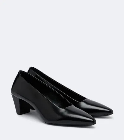 Jude Bonnie Leather Pumps In Black