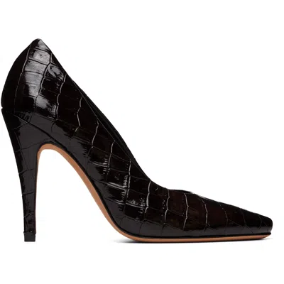 Jude Brown Jerry Pump Heels In Dark Brown