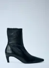 Jude Cave Ankle Boots In Black