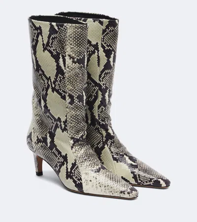 Jude Ankle Boots Cave Aus Leder In Multi