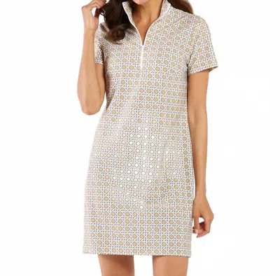 Jude Connally Alexia Mini Dress In Petite Rattan Sand In Multi