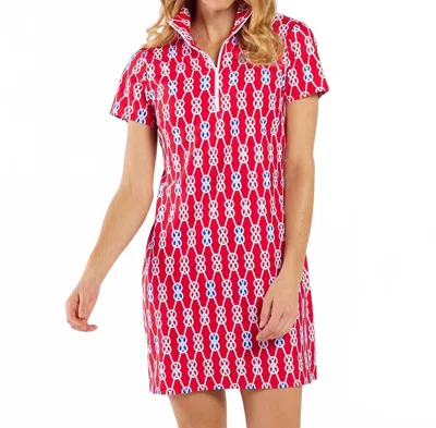 Jude Connally Alexia Mini Dress In Sailors Knot Red In Multi