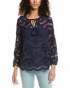 Jude Connally Alva Blouse In Navy In Blue
