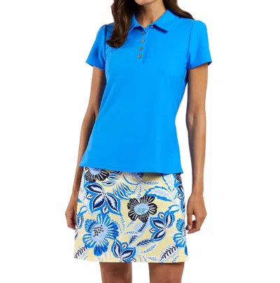 Jude Connally Angelica Collared Shirt In Harbor Blue