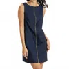 Jude Connally Becky Mini Dress In Navy In Blue