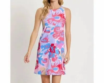 Jude Connally Beth Dress In Wildflower Peri In Multi