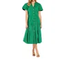 Jude Connally Betsy Dress In Jade In Green