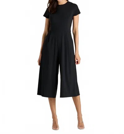 Jude Connally Blaire Short Sleeves Jumpsuit In Black