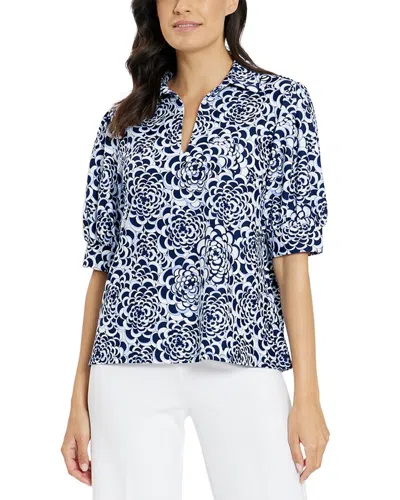Jude Connally Calista Pullover Top In Blue
