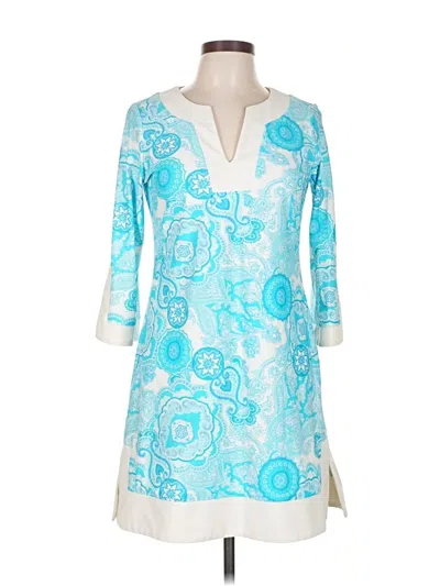 Pre-owned Jude Connally Casual Dress In Blue