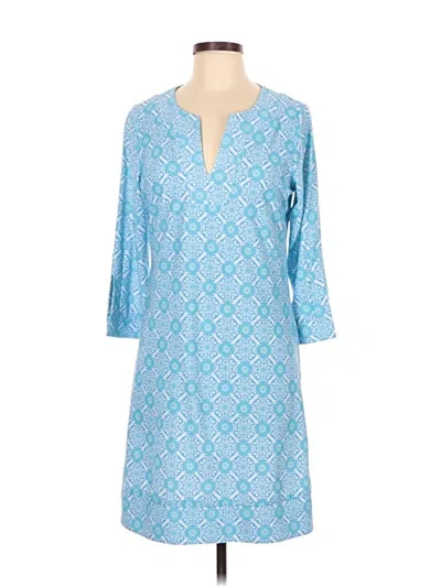 Pre-owned Jude Connally Casual Dress In Blue