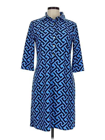 Pre-owned Jude Connally Casual Dress In Blue