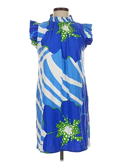 Pre-owned Jude Connally Casual Dress In Blue