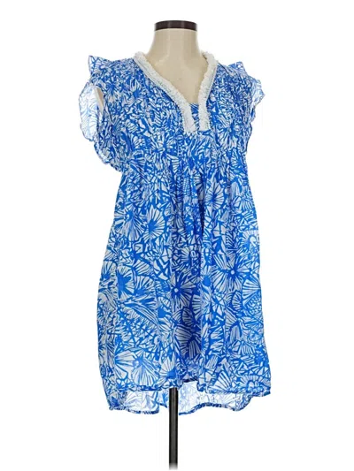 Pre-owned Jude Connally Casual Dress In Blue