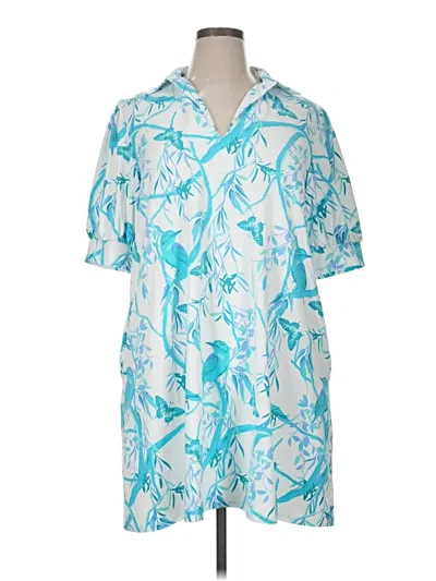 Pre-owned Jude Connally Casual Dress In Blue