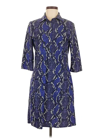 Pre-owned Jude Connally Casual Dress In Blue