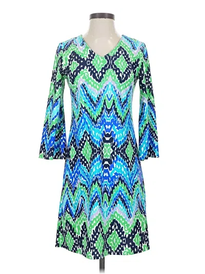Pre-owned Jude Connally Casual Dress In Blue