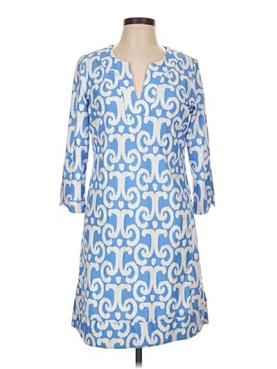 Pre-owned Jude Connally Casual Dress In Blue