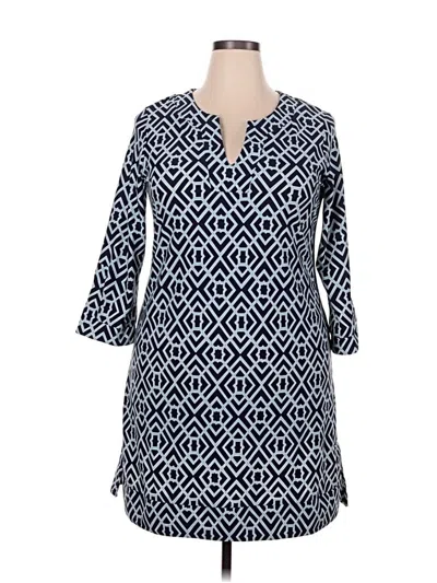 Pre-owned Jude Connally Casual Dress In Blue