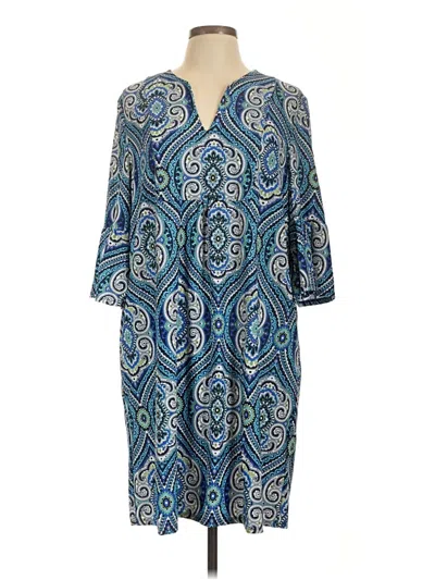 Pre-owned Jude Connally Casual Dress In Blue