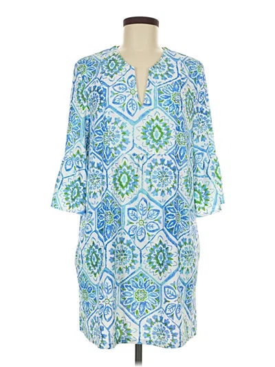 Pre-owned Jude Connally Casual Dress In Blue