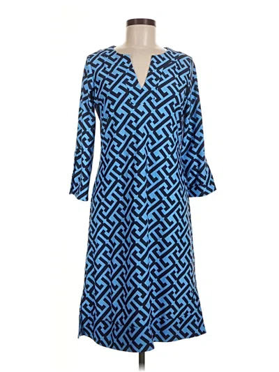 Pre-owned Jude Connally Casual Dress In Blue