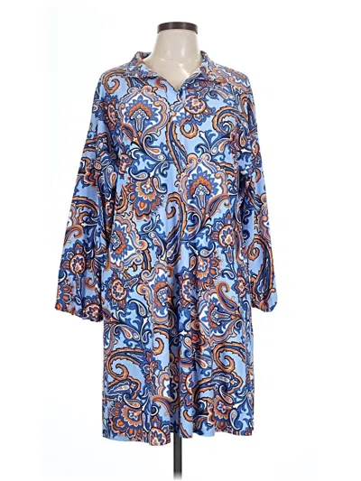 Pre-owned Jude Connally Casual Dress In Blue