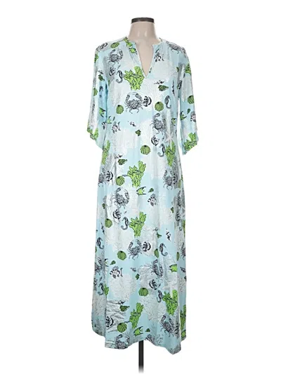 Pre-owned Jude Connally Casual Dress In Blue