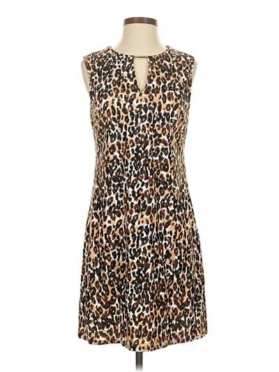 Pre-owned Jude Connally Casual Dress In Brown
