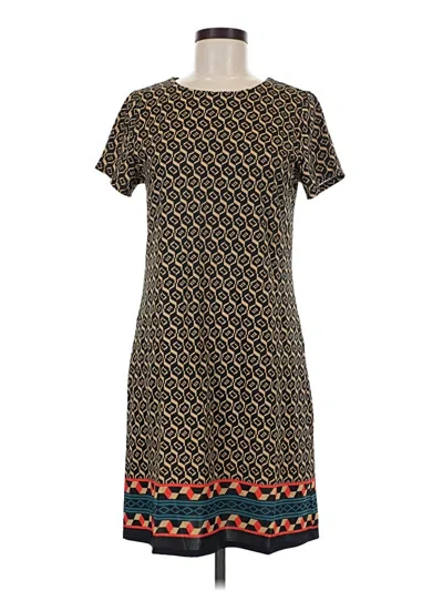 Pre-owned Jude Connally Casual Dress In Brown