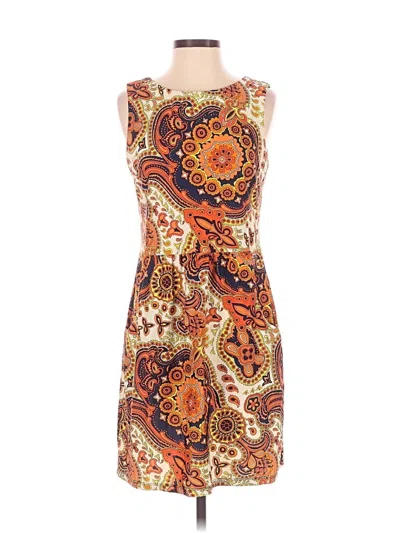 Pre-owned Jude Connally Casual Dress In Brown