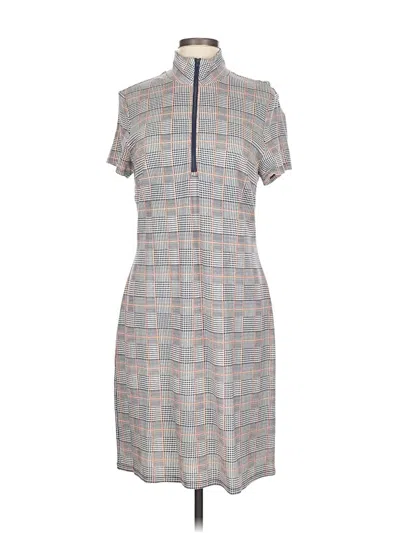 Pre-owned Jude Connally Casual Dress In Gray