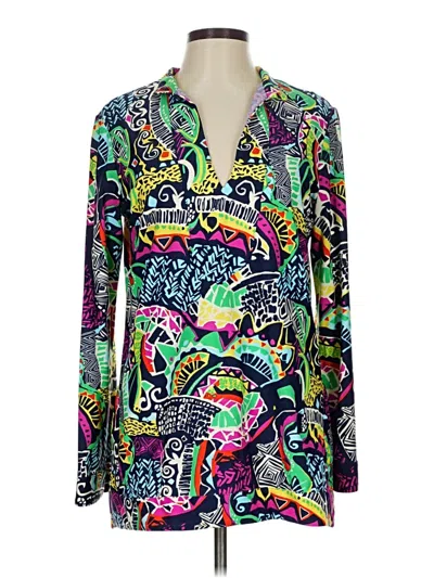 Pre-owned Jude Connally Casual Dress In Green