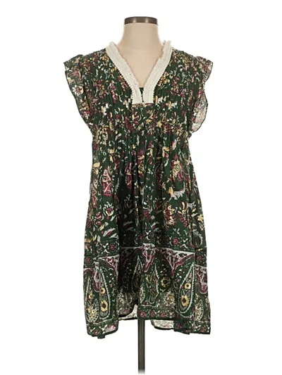 Pre-owned Jude Connally Casual Dress In Green