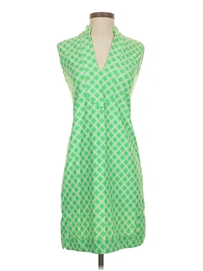Pre-owned Jude Connally Casual Dress In Green
